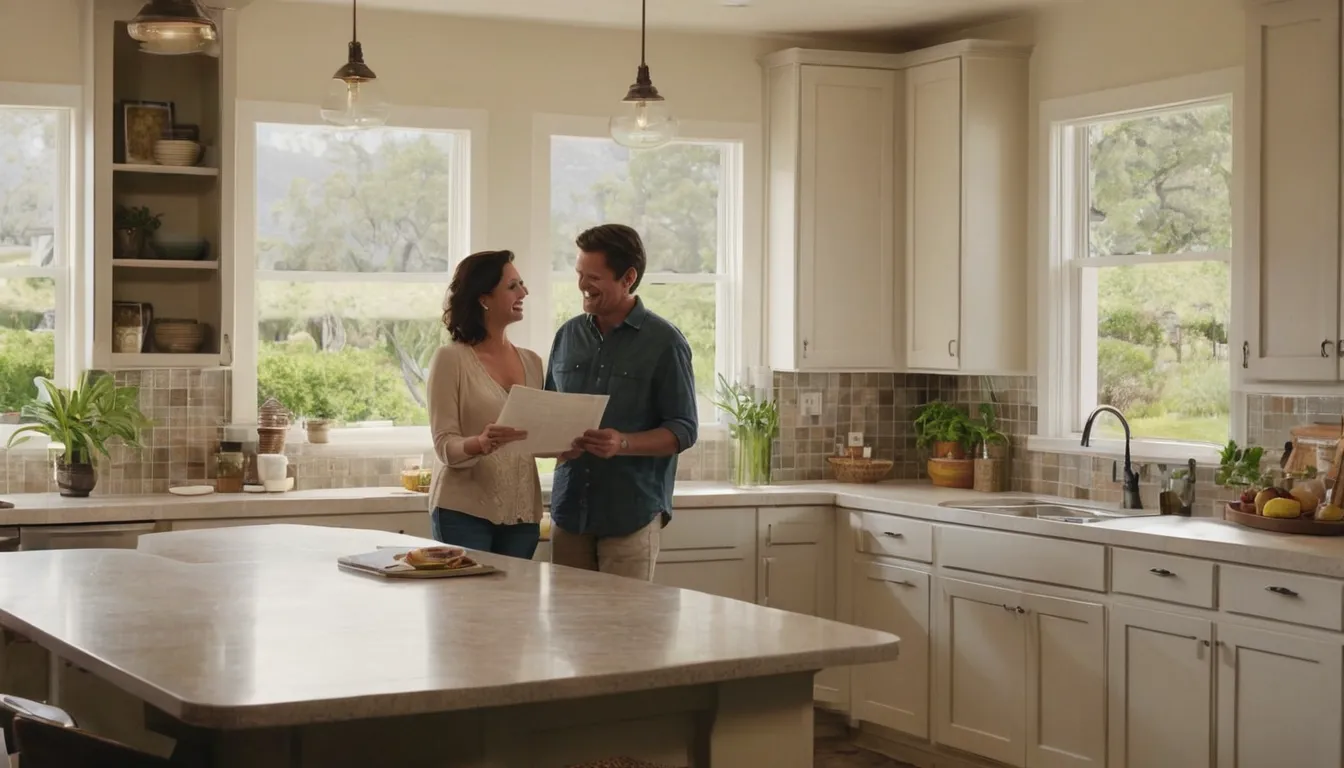 Homeowners reviewing kitchen remodel plans with a local provider in Antioch